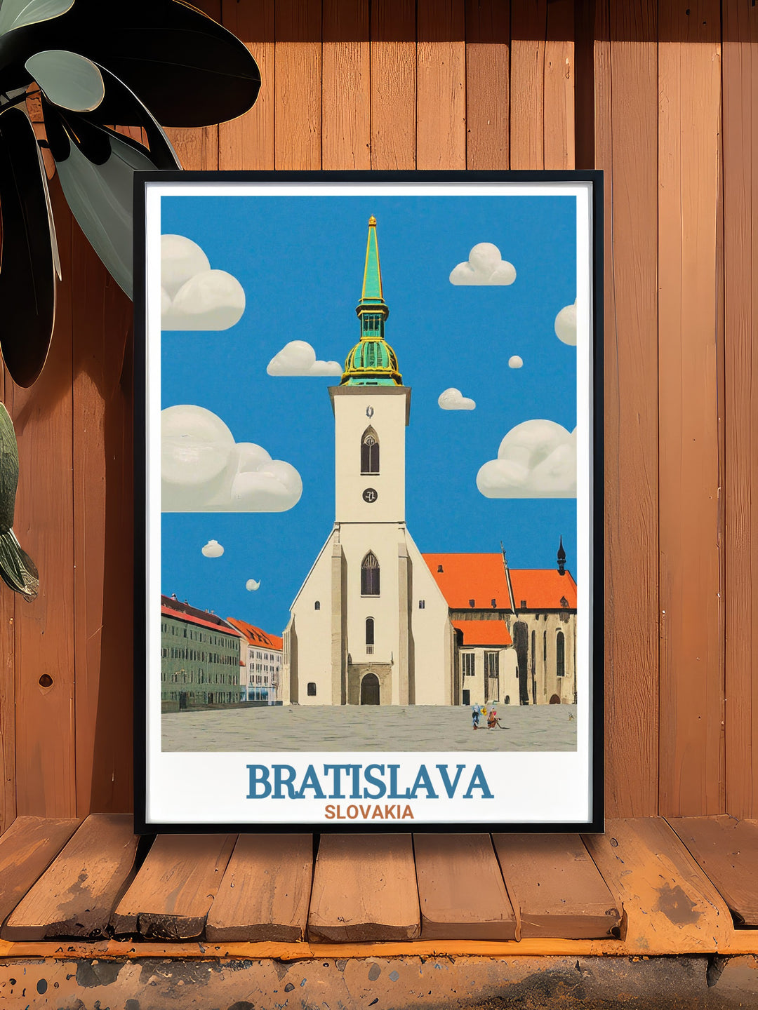 Unique St. Martins Cathedral prints blending modern art style with vintage charm perfect for art collectors and anyone who appreciates stunning architectural details and historical landmarks