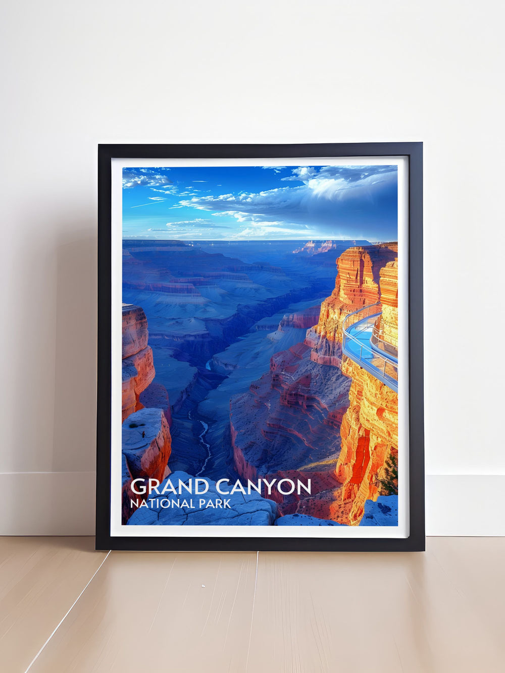 Appalachian Trail and Arizona Trail Map prints showcasing iconic hiking trails including The Grand Canyon Skywalk modern prints ideal for home decor and outdoor enthusiasts