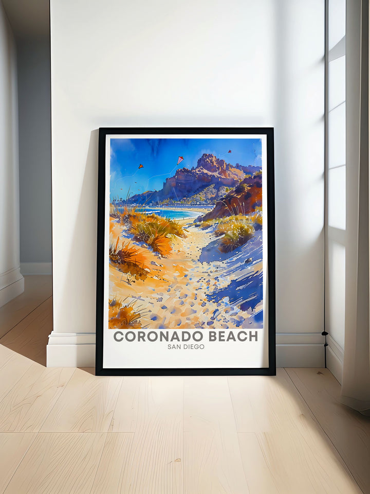 Perfect for ski enthusiasts and nature lovers our Vail Ski Gift and Sand Dunes Artwork offer a unique combination of Coronados natural beauty. These prints make wonderful gifts for any occasion and are sure to impress.