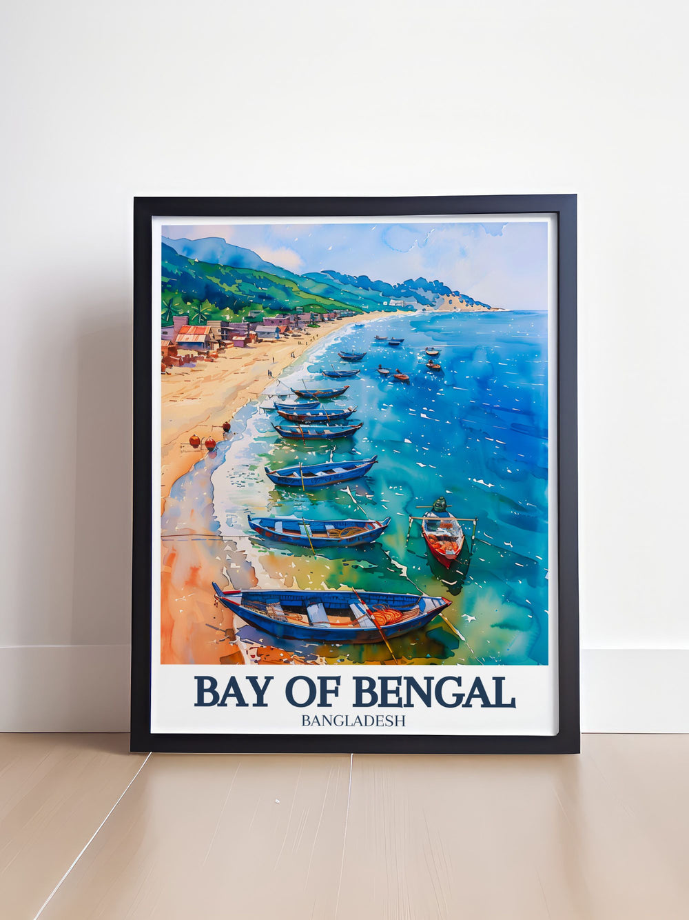 Stunning Buriganga river, Dhaka, Bay of Bengal wall art featuring fine line prints and intricate designs showcasing the essence of Bangladesh ideal for home decor and thoughtful gifts.