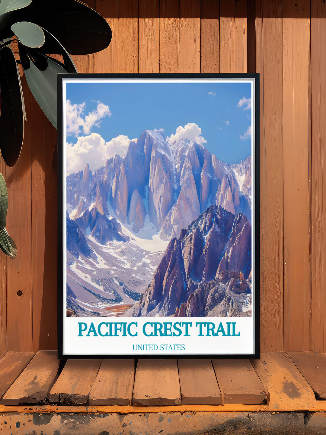 Elegant Mount Whitney artwork featuring detailed views of this iconic peak creating a stunning visual impact perfect for enhancing your home with a touch of adventure and grandeur