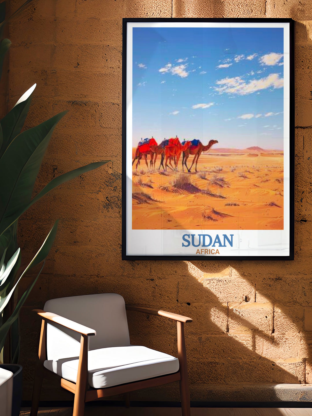 Beautiful Khartoum Painting and Bayuda Desert Art Prints offering a unique blend of cityscape and desert scenery. Ideal for personalized gifts and elegant home decor. Perfect for any occasion from Christmas gifts to travel poster prints.