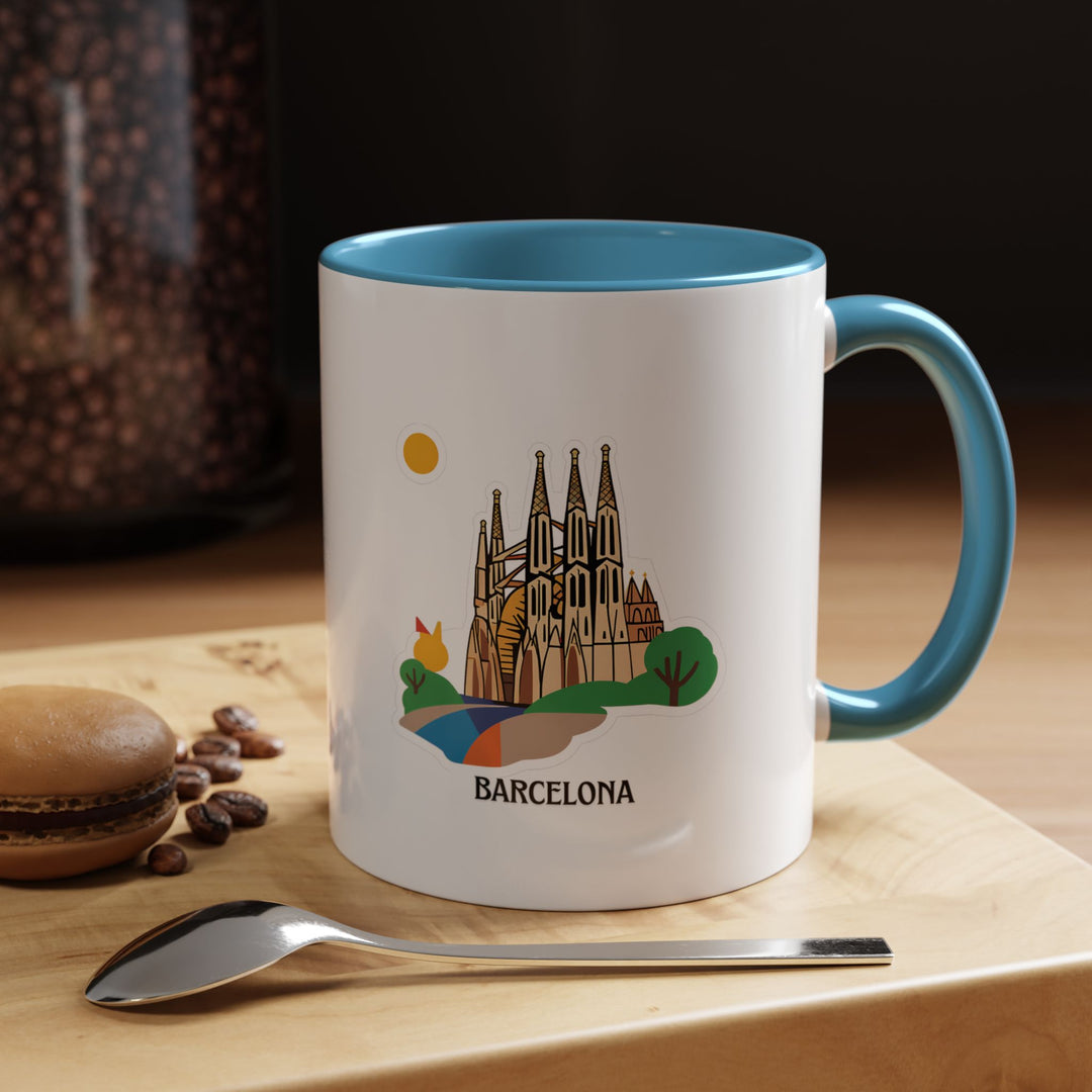 Celebrate Barcelona’s culture with this stunning mug featuring detailed artwork inspired by the city. Dishwasher-safe and crafted to last, it is perfect for daily use or as a meaningful gift for travelers and Barcelona enthusiasts.