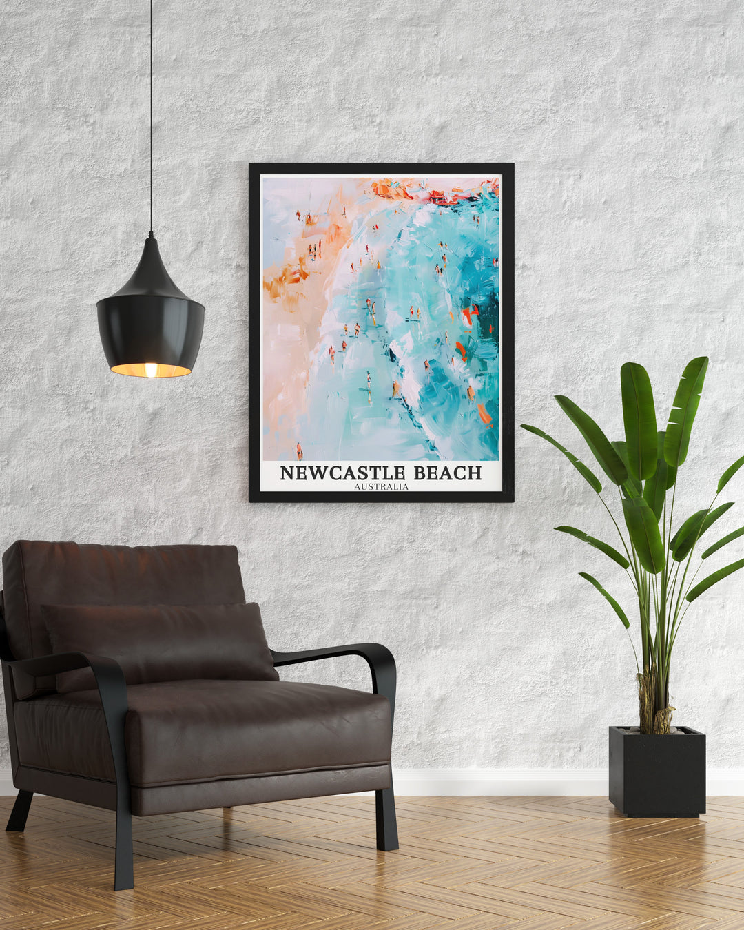 Newcastle Beach Travel Poster offers a glimpse into the natural beauty of Australias coastline. The artworks detailed portrayal of Newcastle Beach makes it a standout piece for any home or office. Ideal for travel enthusiasts, this poster brings the sunny shores of Newcastle to life, enhancing any space with its vibrant imagery.