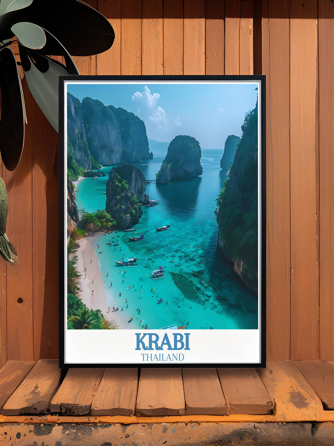 Bring the serene beaches of Railay Beach and the bustling streets of Bangkok Thailand into your home with our Thailand Travel Prints. Our Railay Beach Stunning Living Room Decor adds a touch of paradise to any room.