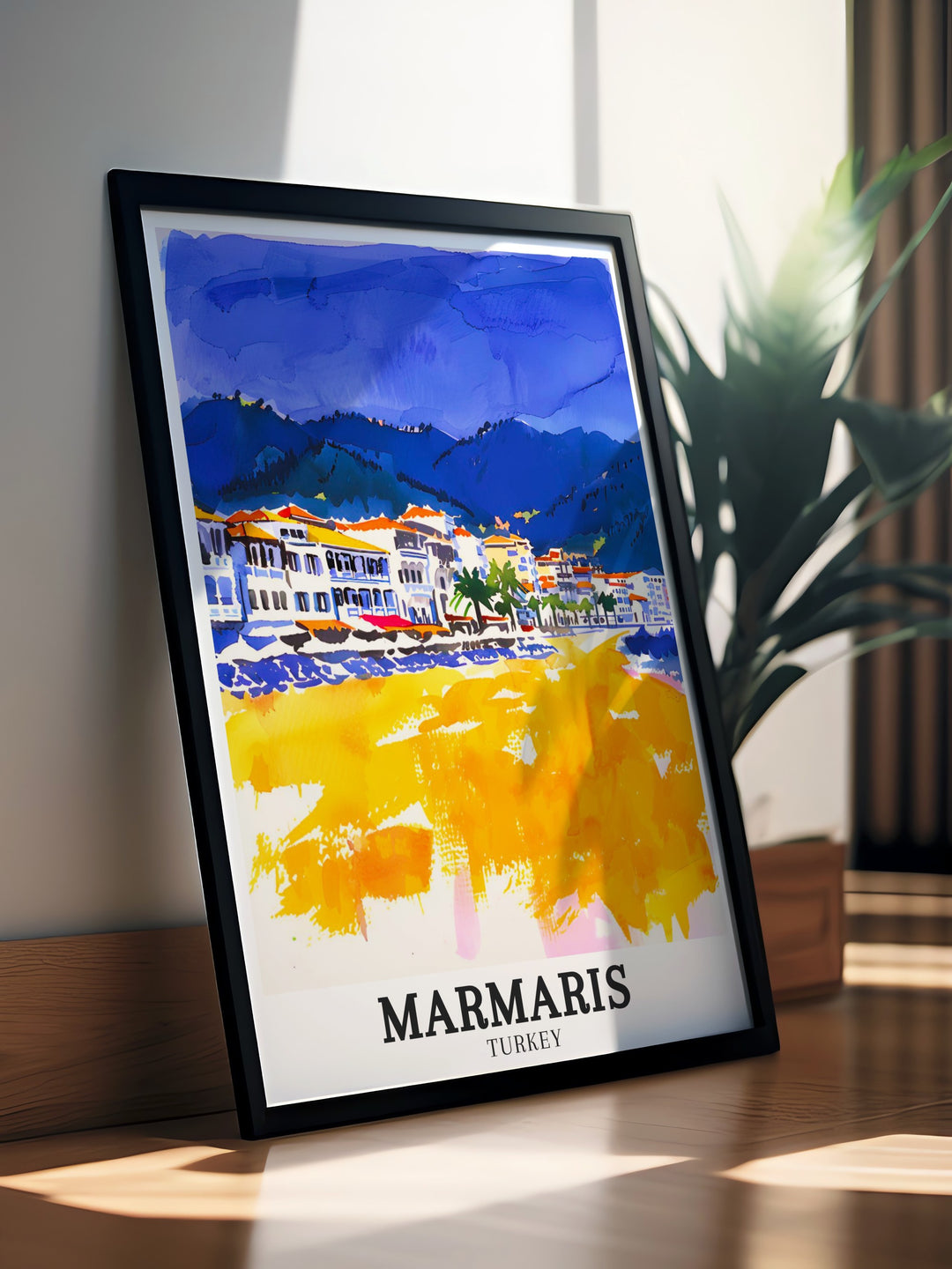 Clear Lake Coast Ranges Lake County meets Marmaris with this beautiful Turkey Wall Art Marmaris Poster Print captures the serene beauty of Turkish coastal towns and brings a touch of elegance to your living room or office ideal for travel lovers and those seeking unique decor