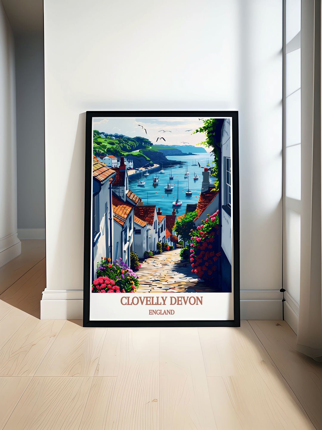 Discover the scenic charm of Clovellys car free village, offering a unique glimpse into a simpler time with its picturesque streets and stunning sea views.
