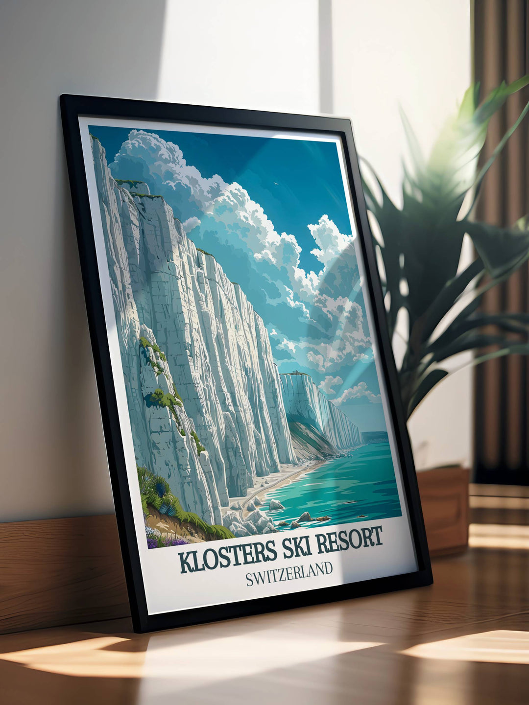 Bring the elegance of the White Cliffs of Dover into your home with our exquisite vintage print. This White Cliffs of Dover artwork is perfect for those who appreciate serene landscapes and classic English scenery. Ideal for enhancing any living space or office