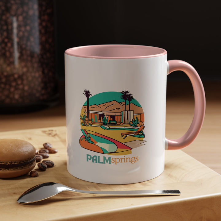 A premium Palm Springs mug designed for enthusiasts and collectors. Showcasing intricate artwork of the city’s stunning landscapes and heritage sites, this ceramic mug is dishwasher and microwave safe, making it an elegant gift for travel and design fans.