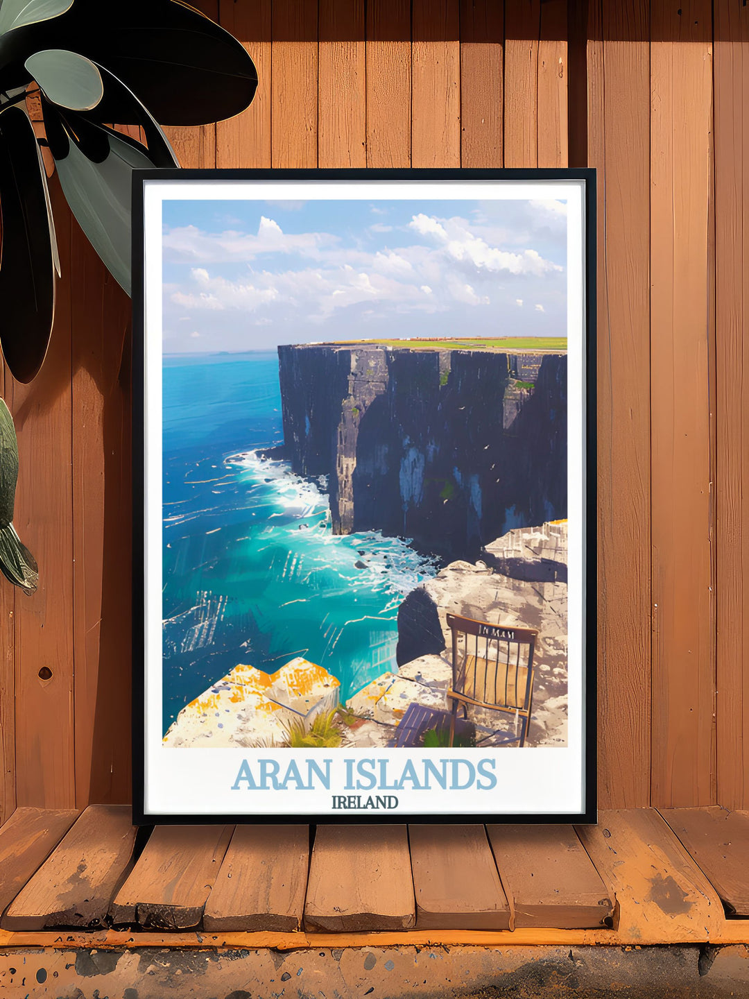 Inishmaan Cliffs stunning print capturing the natural beauty of the Aran Islands perfect for adding a touch of elegance to your home