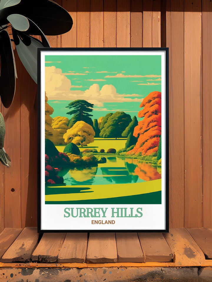 Adorn your walls with the natural charm of Winkworth Arboretum in Surrey Hills through this carefully crafted canvas art. The print brings the peaceful landscapes of this AONB to life with rich colors and fine details, making it an excellent choice for nature lovers and art enthusiasts