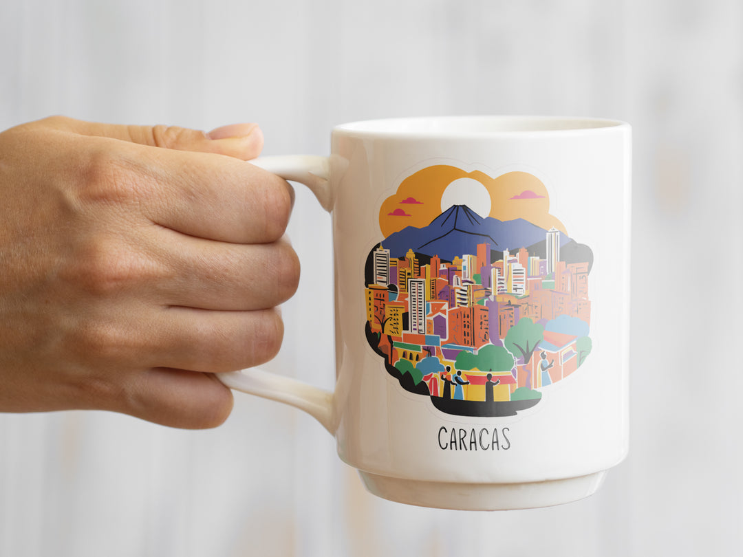 Enjoy a touch of Caracas’s culture in your daily routine with this ceramic mug. Featuring intricate designs inspired by the city, it is dishwasher-safe and perfect for coffee or tea lovers. A meaningful gift for travelers and collectors who admire Caracas.