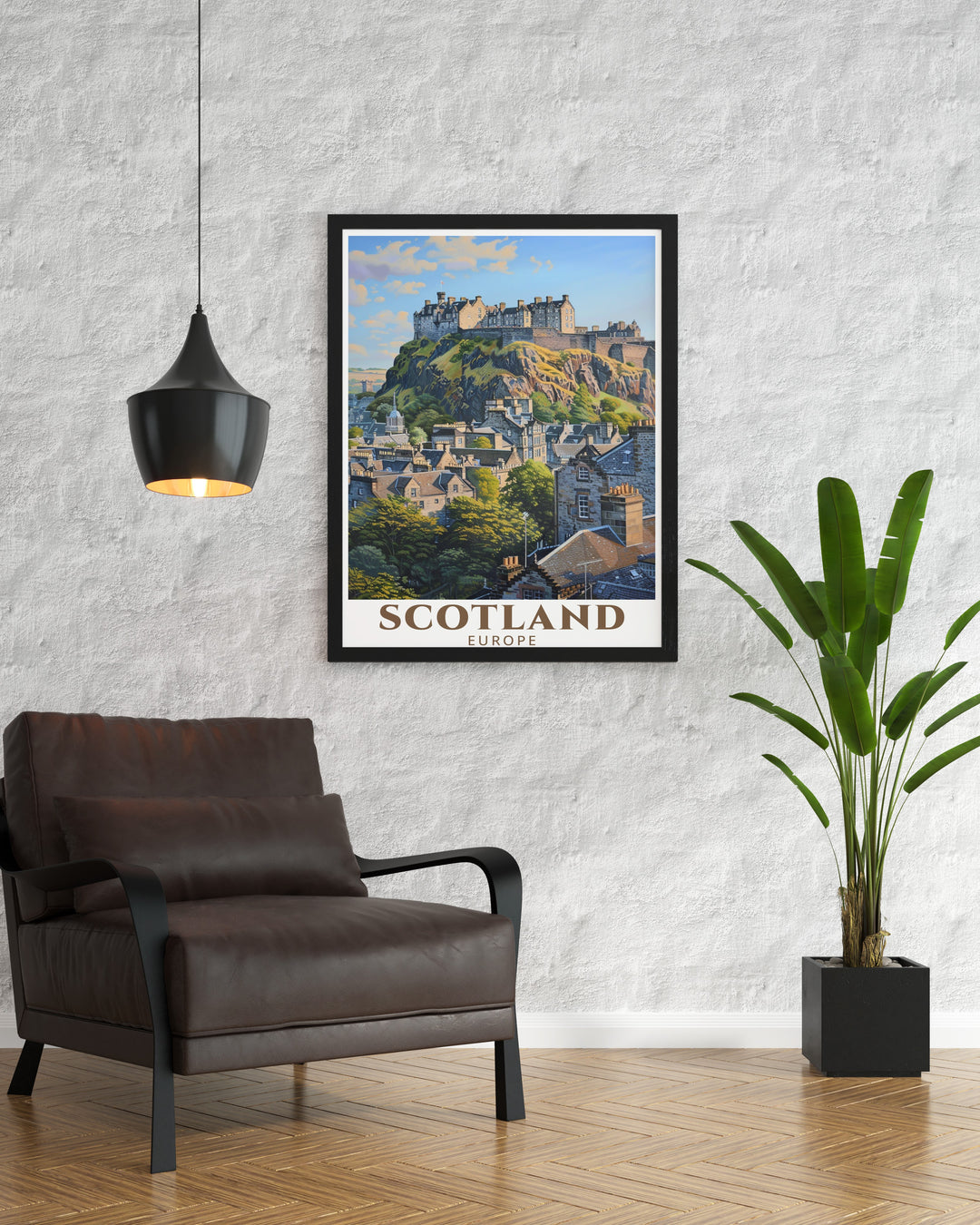 A timeless vintage style poster of Loch Lomond, celebrating Scotlands iconic national park. The peaceful waters and majestic landscape make this print a wonderful gift for anyone who loves Scotlands natural beauty.