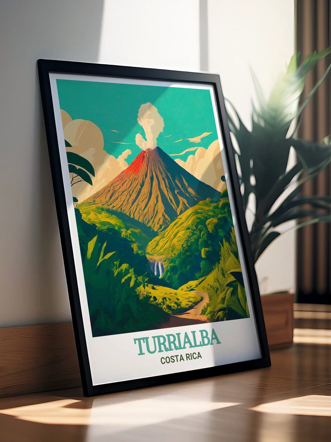 Turrialba Travel Poster and Turrialba Volcano National Park Framed Prints bring the breathtaking views and lush landscapes of Costa Rica into your home these stunning prints are perfect for anyone who loves travel and adventure