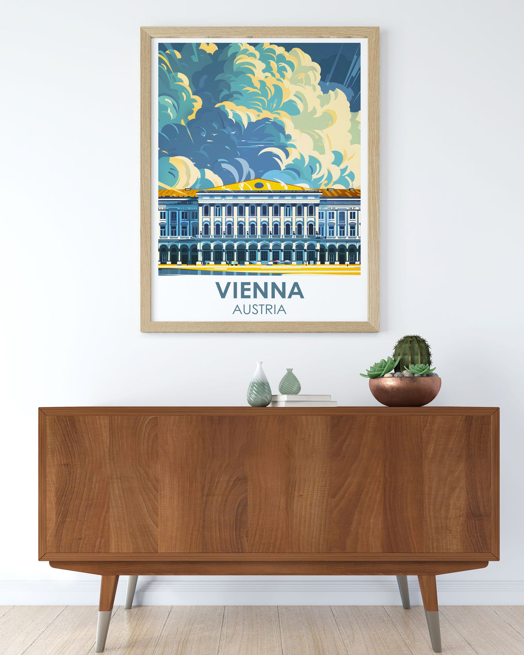 Beautiful Vienna Art Print depicting the magnificent schönbrunn palace a timeless piece for those who appreciate fine art and the cultural significance of Vienna