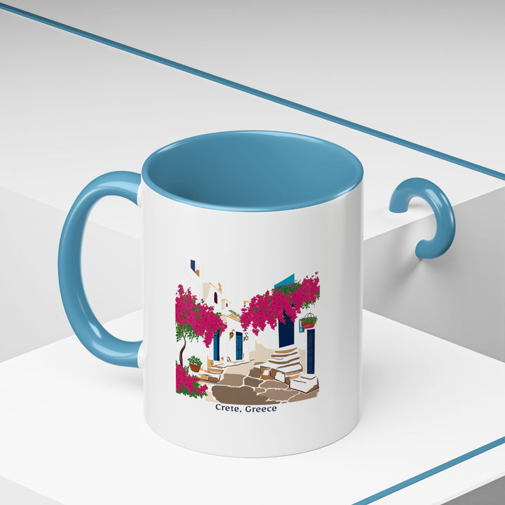 A beautifully designed Crete Greece mug showcasing the island’s stunning beauty. Ideal for coffee or tea, this mug is both microwave and dishwasher safe, combining artistic appeal with practicality. A perfect gift for anyone fond of Greece and its landscapes.