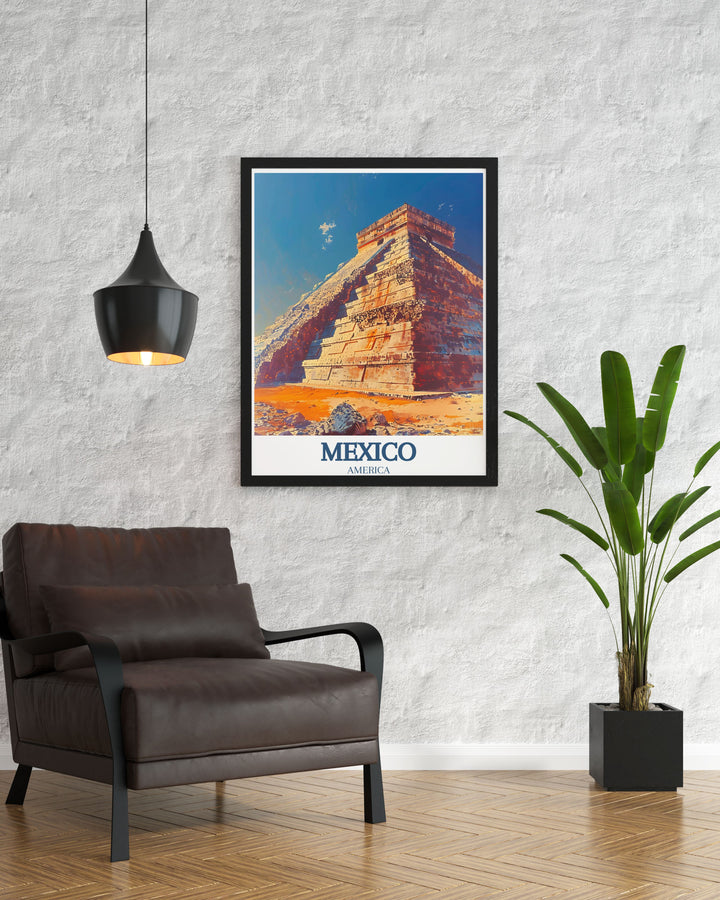 Cenote Ik Kil, Chichen Itza stunning living room décor print brings the beauty of the Yucatán Peninsulas famous cenote into your home ideal for art lovers and travel enthusiasts seeking a touch of elegance