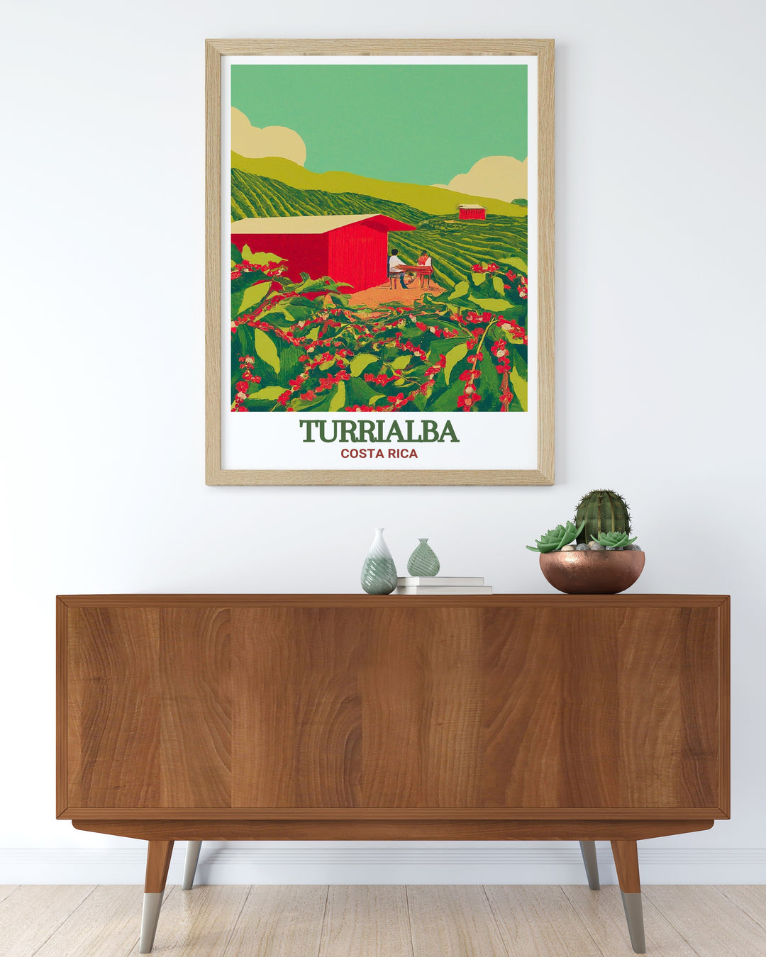 Vibrant Costa Rica Poster featuring Turrialba and Aquiares Coffee and Community Experience Framed Prints these stunning pieces are perfect for creating a travel inspired decor theme in your home or gifting to a friend who loves Costa Rica