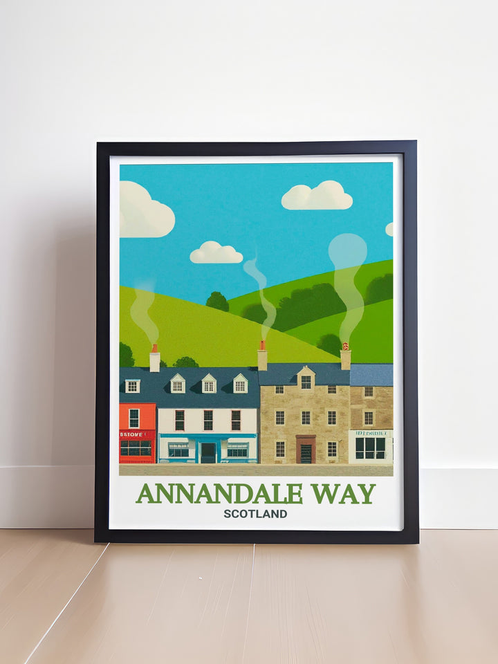 Annandale Way and Moffat Wall Art capturing the stunning vistas of Scotlands great trails this print is a perfect choice for those looking to add a touch of elegance to their home decor or to give as a unique gift