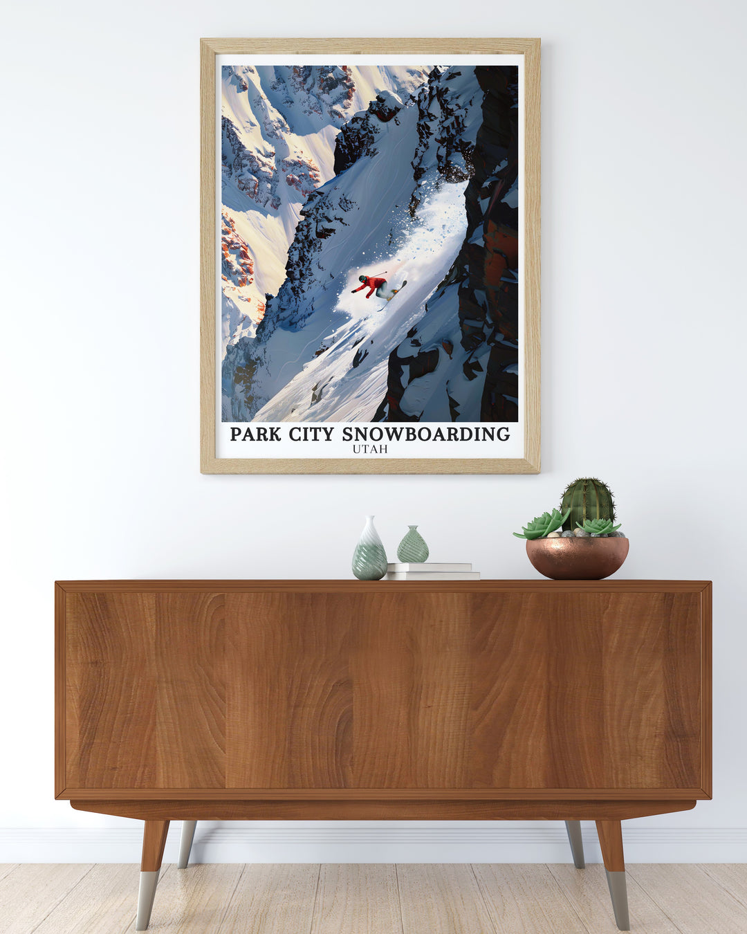 Snowboarding wall art. Highlighting the exhilarating experience of snowboarding at Park City Mountain Resort, this wall art collection brings the rush of the slopes into any living space. Ideal for sports and adventure enthusiasts.