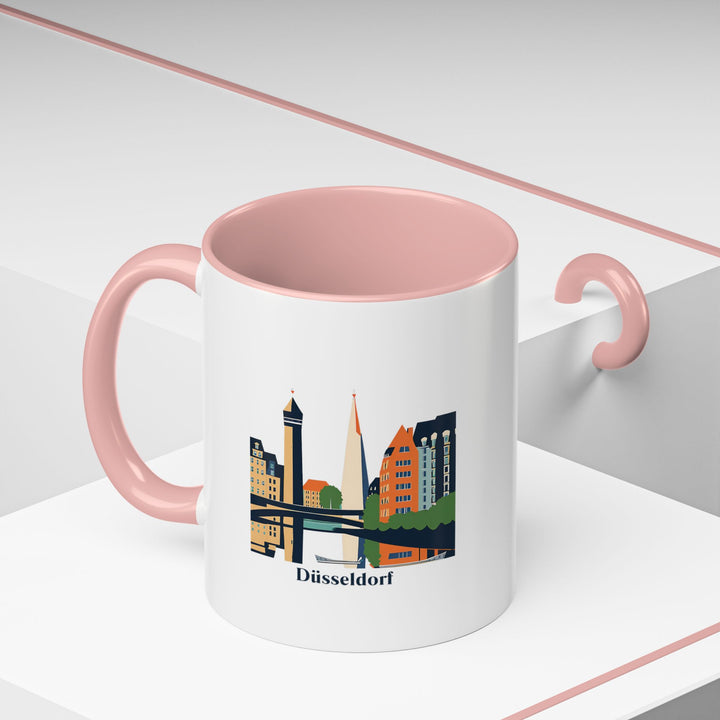 This Düsseldorf mug showcases vibrant artwork of the city’s beautiful landmarks and streets. Durable and dishwasher-safe, it’s an ideal gift or personal keepsake for anyone who appreciates Düsseldorf’s charm.