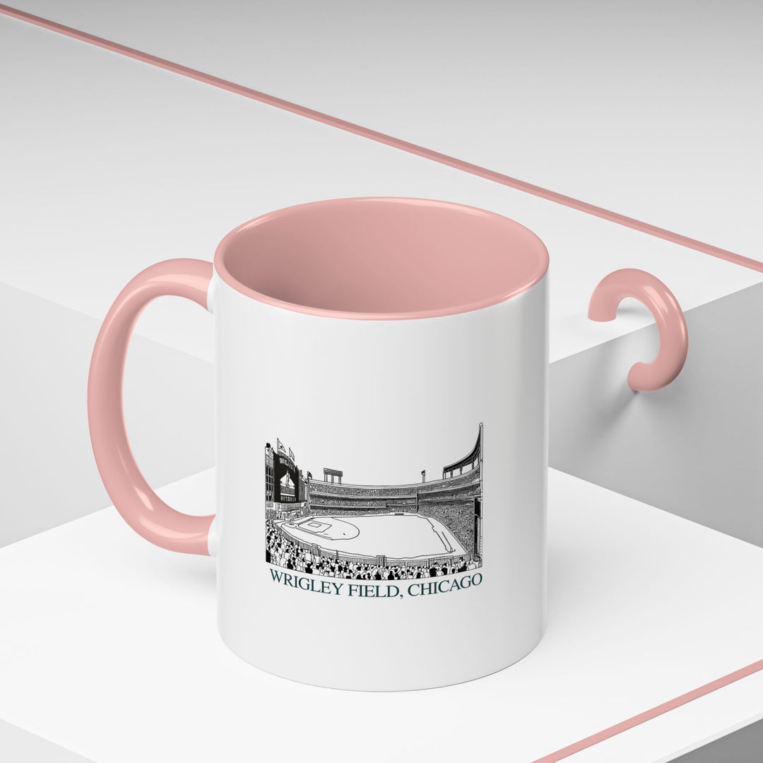 Bring home a piece of Chicago with this beautifully crafted Wrigley Field mug showcasing the stadiums picturesque scenery. Made from high quality ceramic, dishwasher and microwave safe, perfect for daily use or as a thoughtful gift for friends and family who love Wrigley Field mugs.