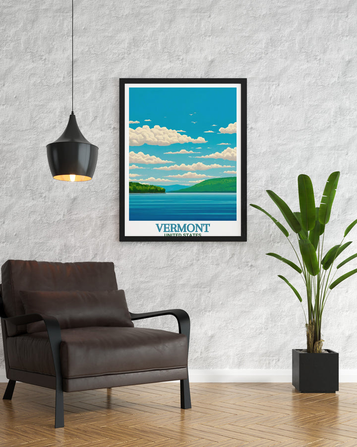 Vintage Vermont Ski Print showcasing Stratton and Burke Mountain ideal for those who enjoy skiing and snowboarding. Add this timeless artwork to your home decor for an elegant and nostalgic touch to your Vermont inspired living room or office.