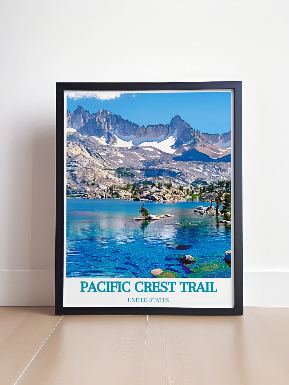 Framed print of Desolation Wilderness capturing serene wilderness views and dramatic scenery perfect for adding a touch of adventure to your living room or office