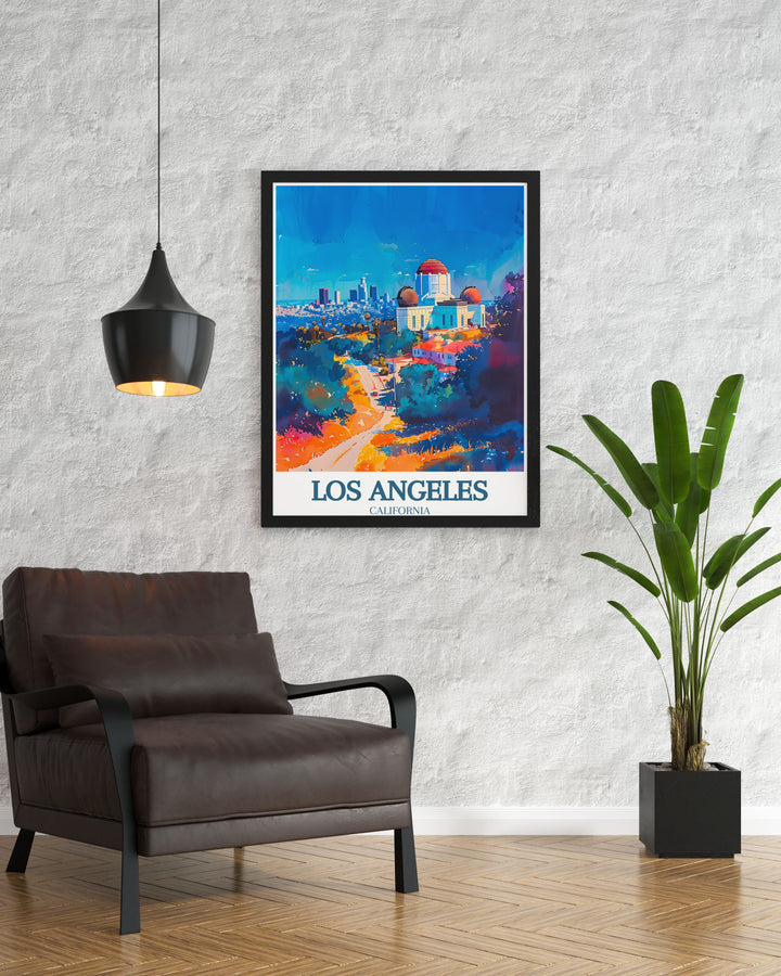 Mount Hollywood and Griffith park stunning prints made with high quality materials ensuring it remains a cherished piece for years to come