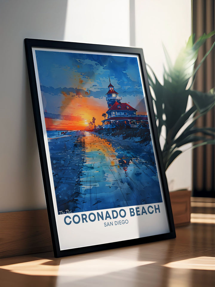 Our Vail Ski Poster and Hotel de Coronado artwork make the perfect Colorado gift for any occasion. This beautiful piece of Colorado decor is ideal for birthdays anniversaries or holidays offering a unique blend of adventure and history.