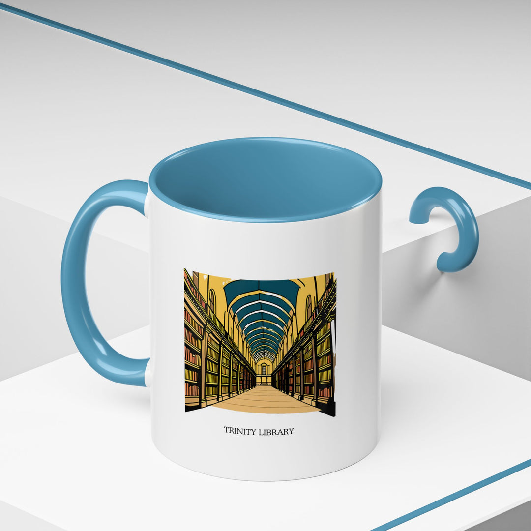 The Trinity Library mug offers a glimpse into Dublin’s literary heritage. Perfect for coffee and tea, its elegant design and practical features make it an ideal gift for anyone interested in Irish culture or historic landmarks.