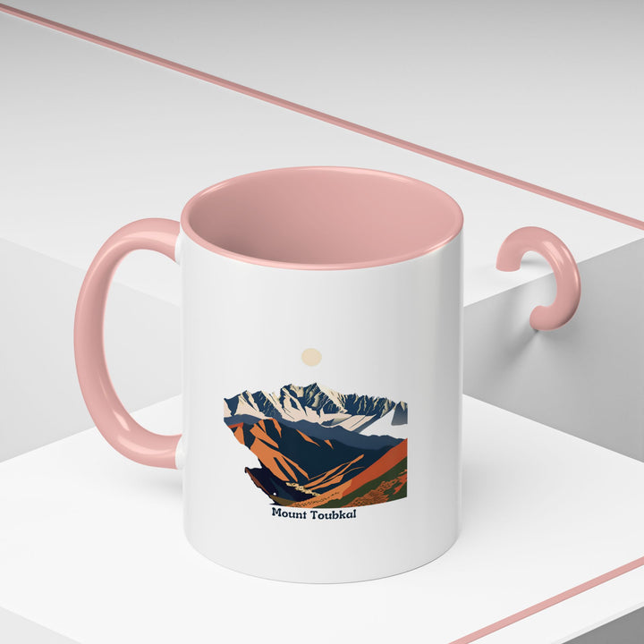 This Mount Toubkal mug is a beautiful tribute to Morocco’s highest mountain. Featuring detailed artwork, it’s perfect for coffee and tea lovers and is microwave-safe and dishwasher-safe.