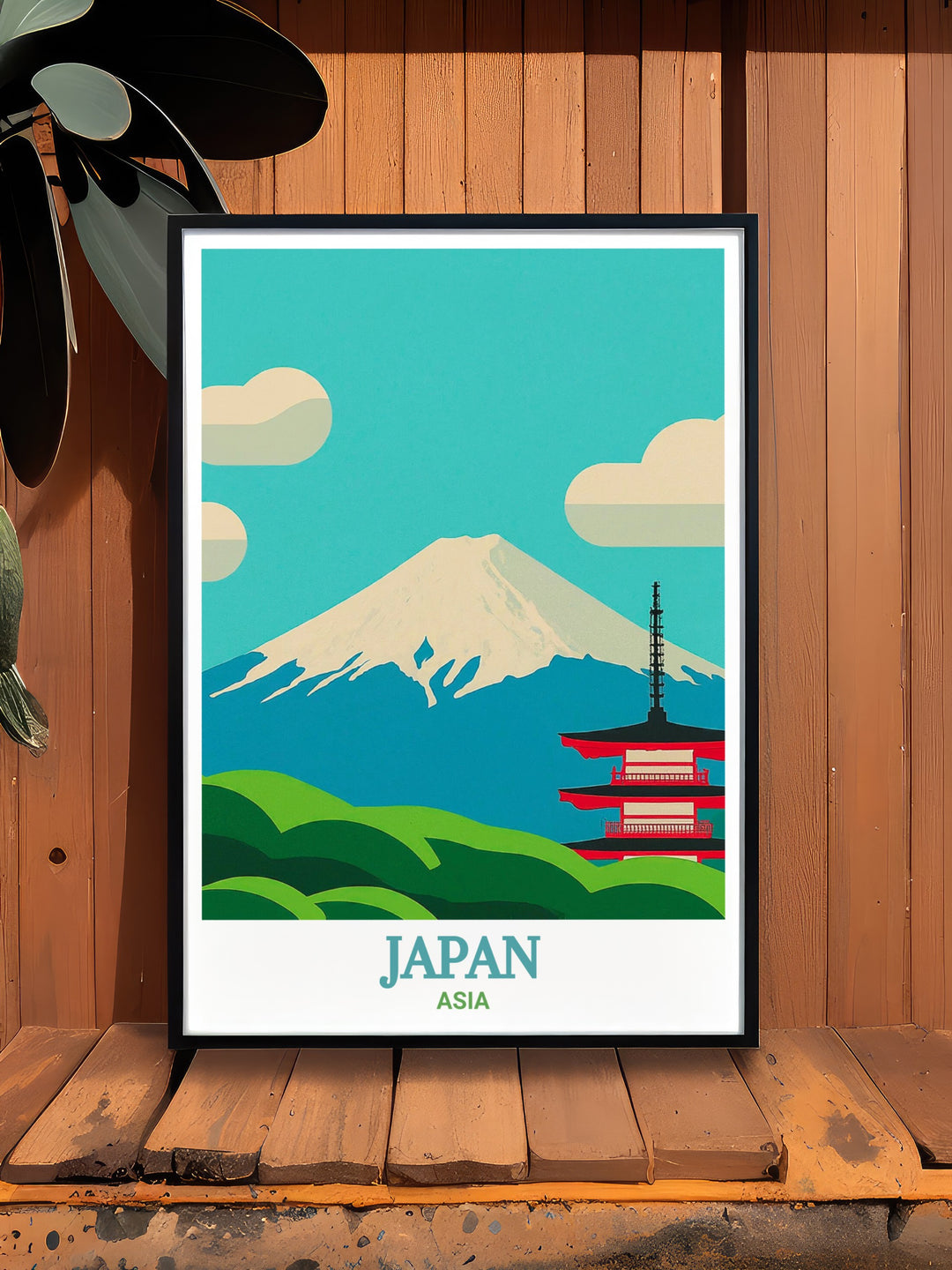 Discover the charm of Japan with stunning Japan Print options showcasing Mount Fuji stunning living room decor and Osaka unique blend of tradition and modernity perfect wall decor for any living space