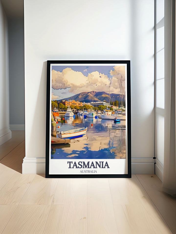 Discover the beauty of Hobart, Mount Wellington with stunning prints perfect for Australia wall art and Tasmania decor. Add a touch of elegance to your home with these high quality Australia travel art pieces capturing the charm of Tasmania.