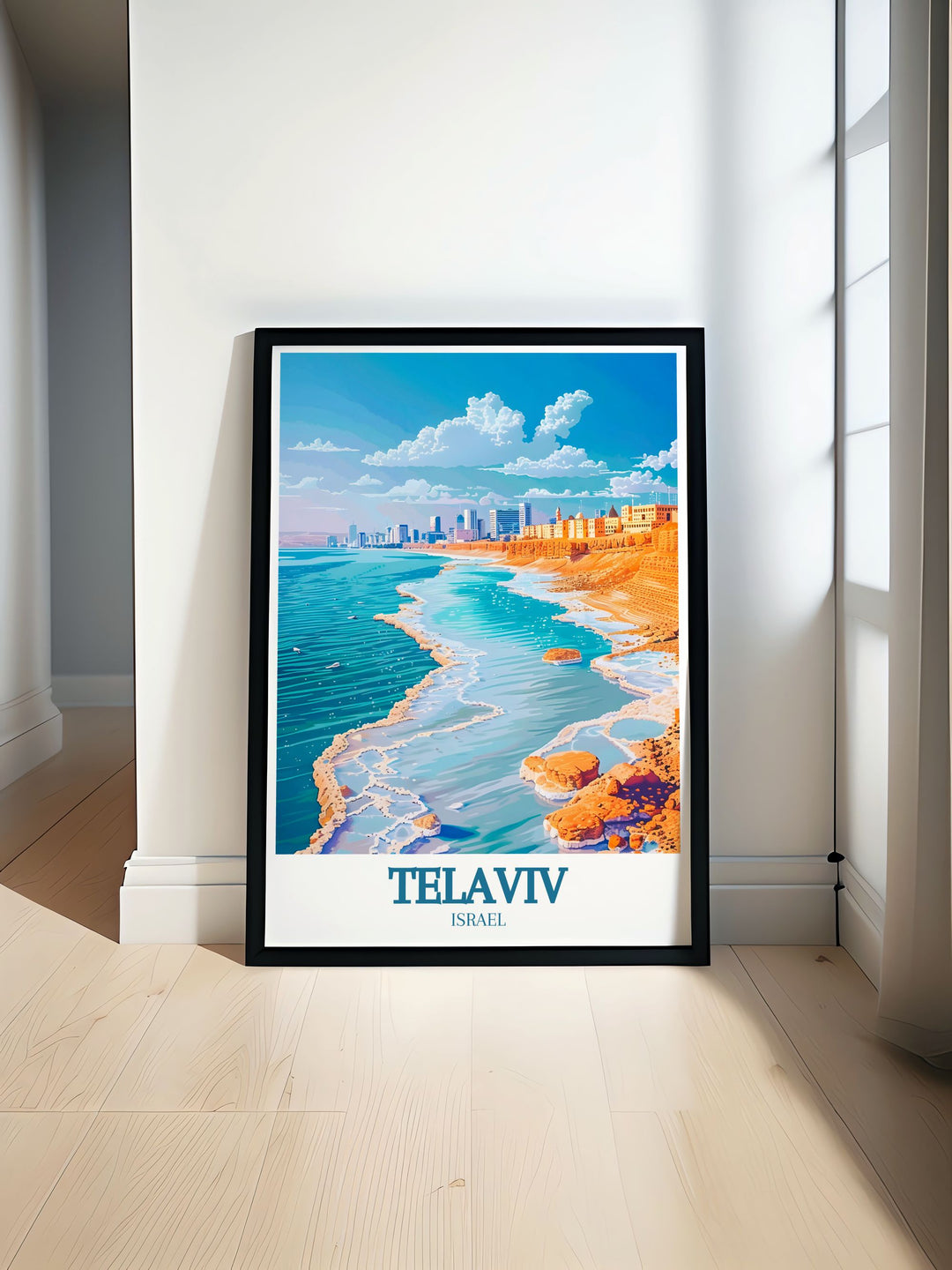 Celebrating Tel Avivs vibrant street life and modern architecture, this travel poster brings the dynamic spirit of the city into your living space. Ideal for those who love lively atmospheres and rich cultural heritage.