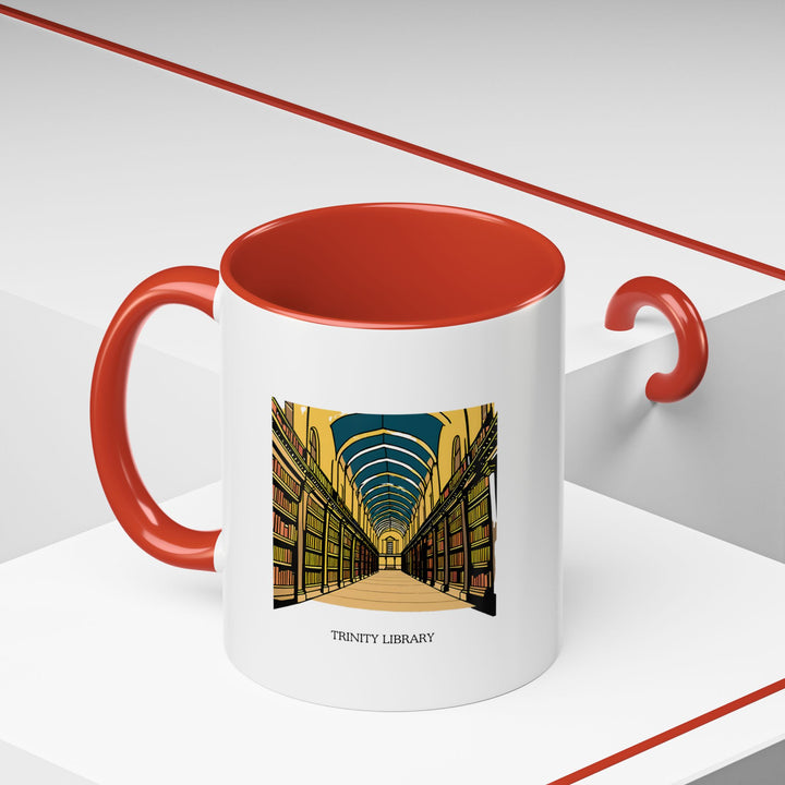 Featuring intricate artwork of Trinity Library, this mug is a perfect gift for book lovers or anyone who appreciates history. Ideal for tea or coffee, it captures the charm of Dublin’s iconic library. Practical and stylish for everyday use.