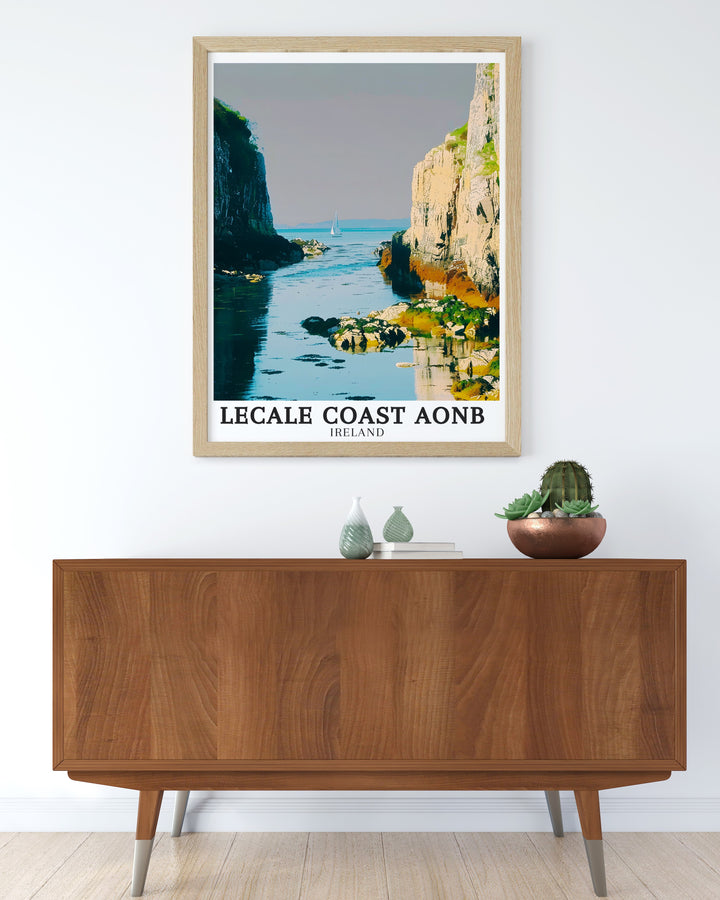 Lecale Way captivating views. Featuring detailed illustrations of Lecale Way and the surrounding Lecale Peninsula, these prints capture the essence of Northern Irelands natural beauty. Perfect for adding a touch of the great outdoors to your home.