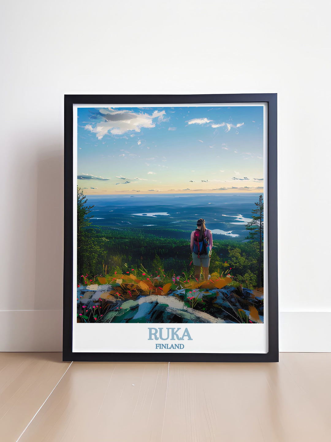 Add a touch of sophistication to your living room with Kuusamo Fell Perfect Wall Decor featuring stunning prints of Ruka Finland and Levi Lapland Finland perfect for those who appreciate elegant and modern Scandinavian design