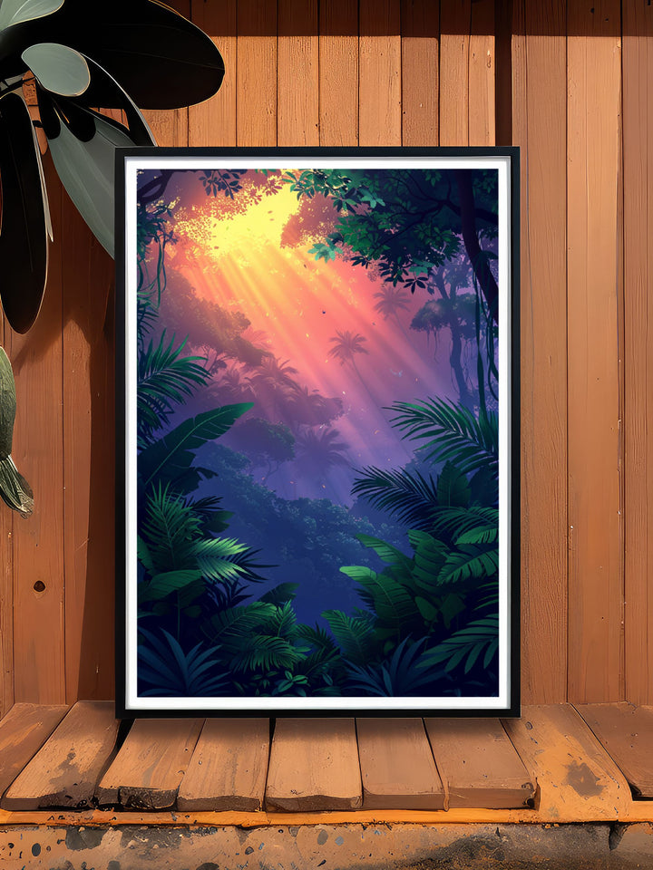 Custom print highlighting the unique beauty of a foggy forest, offering a fresh perspective on natures enchanting landscapes.
