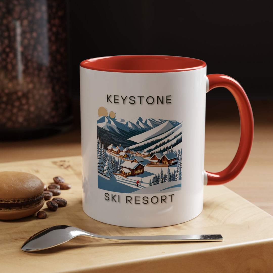 Celebrate the thrill of Keystone Ski Resort with this stylish mug. Its detailed artwork inspired by Colorado’s iconic mountains makes it a standout addition to any collection. Dishwasher-safe and durable, it is perfect for gifting or personal use.