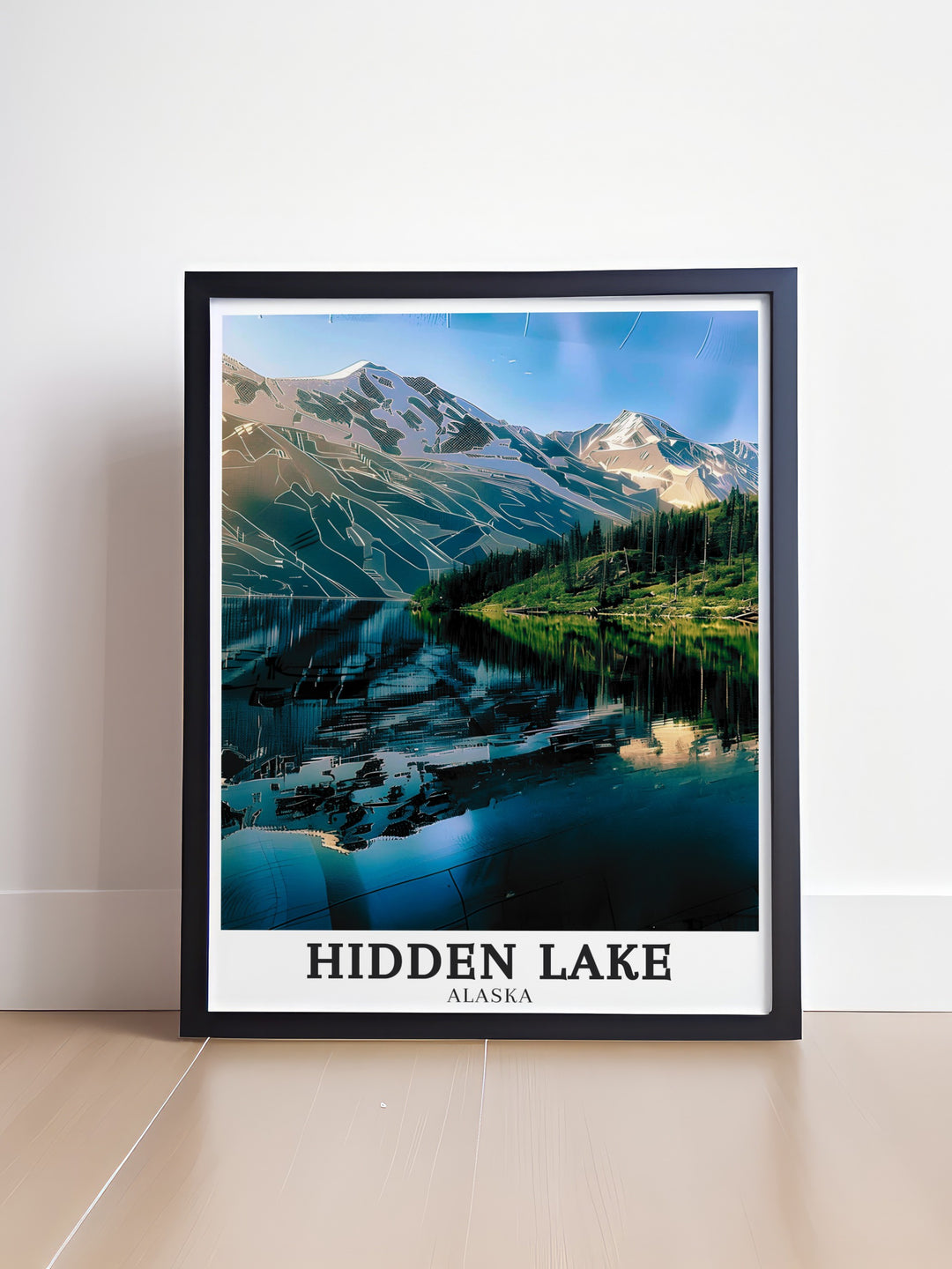 Kenai National Wildlife Refuge wall art displaying the natural beauty and abundant wildlife of Alaskas famous refuge. This framed artwork brings the majesty of the wilderness into your home, ideal for those who love nature and conservation efforts.