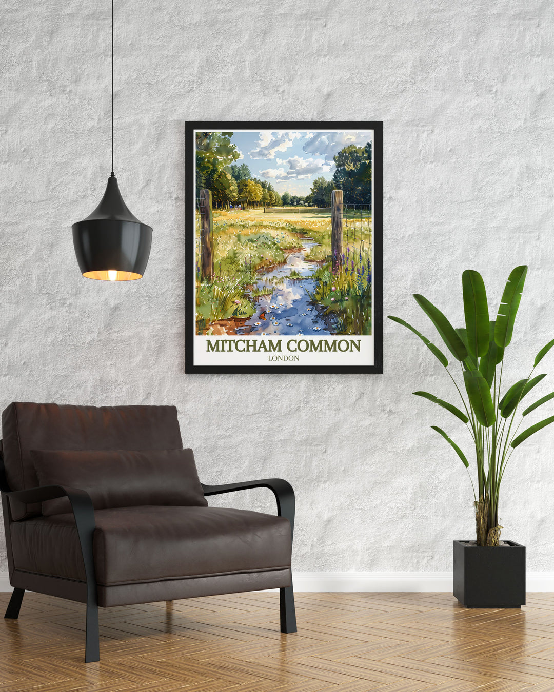 Mitcham common pond framed prints are an elegant addition to any home decor capturing the serene beauty of this South London retreat perfect for your living room bedroom or office these prints offer a sophisticated touch to your modern art collection