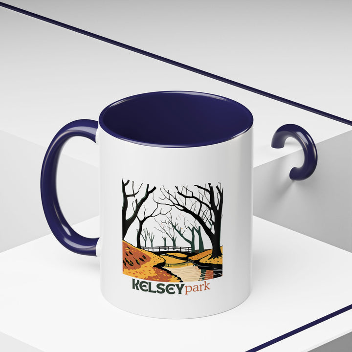 Bring the calm of Kelsey Park into your home with this ceramic mug. With its vibrant design and sturdy build, it’s an ideal choice for those who appreciate scenic landscapes and functional drinkware.