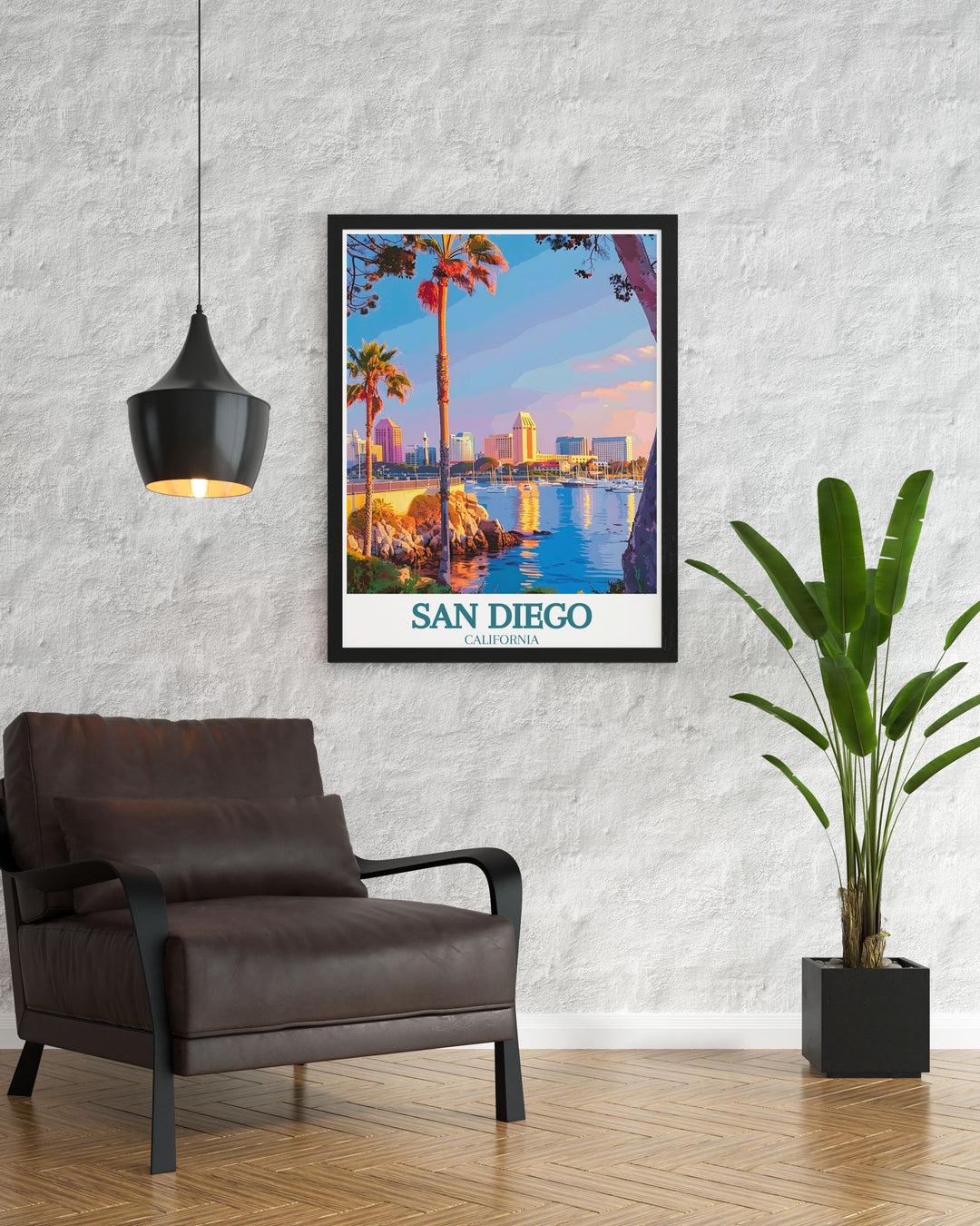 San Diego beach artwork that transforms your living space into a coastal paradise. This print captures the stunning details and vibrant atmosphere of the beach, making it a perfect addition to any home decor collection for California art lovers.