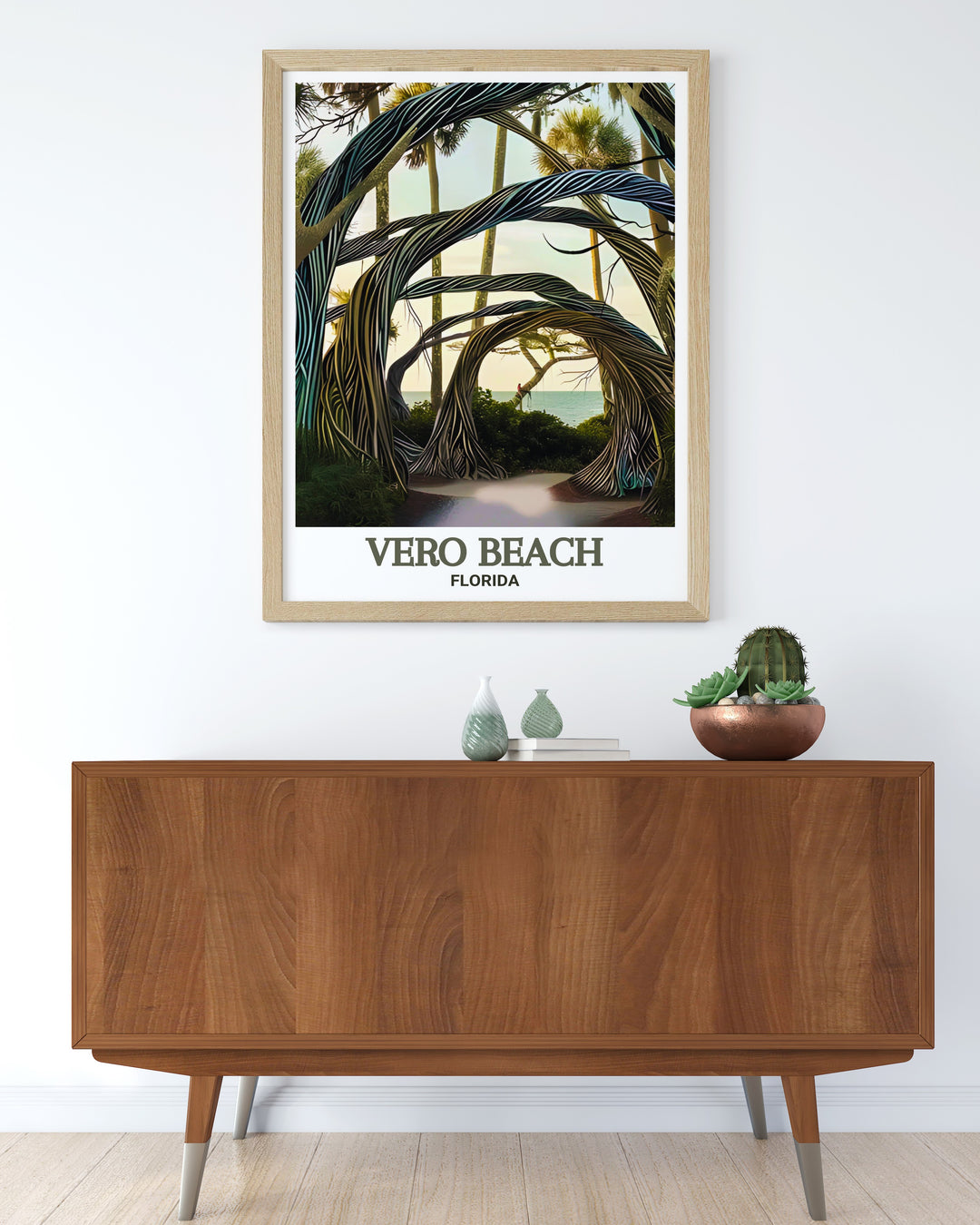 McKee Botanical Garden canvas print featuring lush greenery and tropical plants. This Florida wall art brings a piece of the gardens magic into your home, making it an excellent choice for those who appreciate nature and botanical artwork.