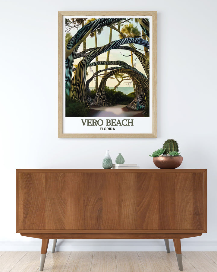 McKee Botanical Garden canvas print featuring lush greenery and tropical plants. This Florida wall art brings a piece of the gardens magic into your home, making it an excellent choice for those who appreciate nature and botanical artwork.