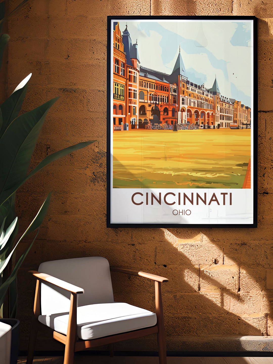 This Cincinnati poster brings the dynamic energy of the citys Music Hall to life. A perfect addition for those who appreciate historical landmarks and vibrant arts scenes.
