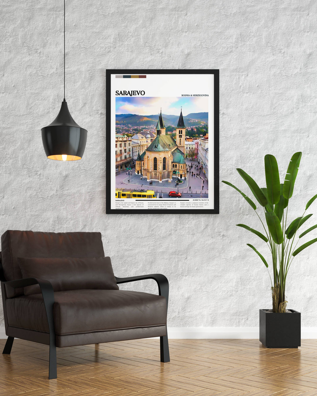 High quality Sarajevo art print that brings the charm and beauty of Bosnia Herzegovina into your home. Ideal for personalized gifts, this Sarajevo photo is a perfect choice for travel enthusiasts and art lovers alike, offering a glimpse into the citys unique heritage.