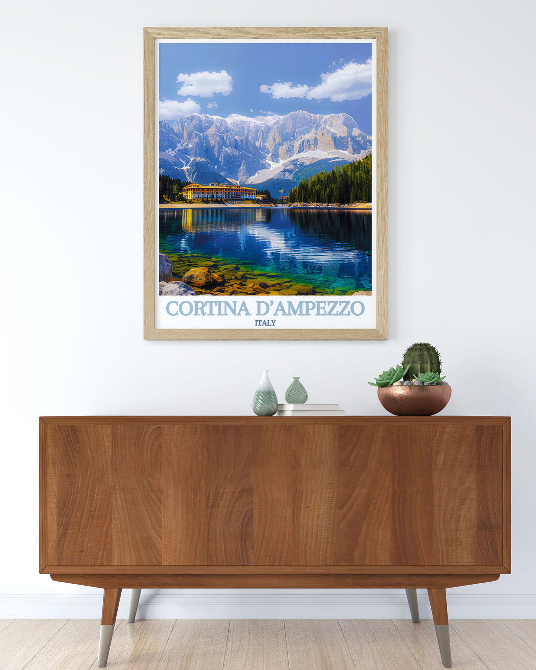 Immerse yourself in the breathtaking scenery of Lake Misurina with our high quality prints. Highlighting the crystal clear waters and surrounding Dolomite peaks, these artworks bring the tranquility and majesty of this iconic Italian destination into any living space.