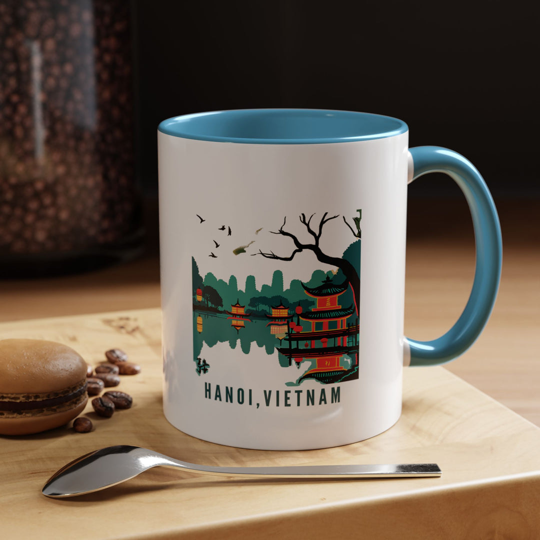 This Vietnam mug showcases detailed designs inspired by the city’s iconic landmarks and culture. Dishwasher-safe and crafted from durable ceramic, it is a perfect addition to your daily routine or gift collection.